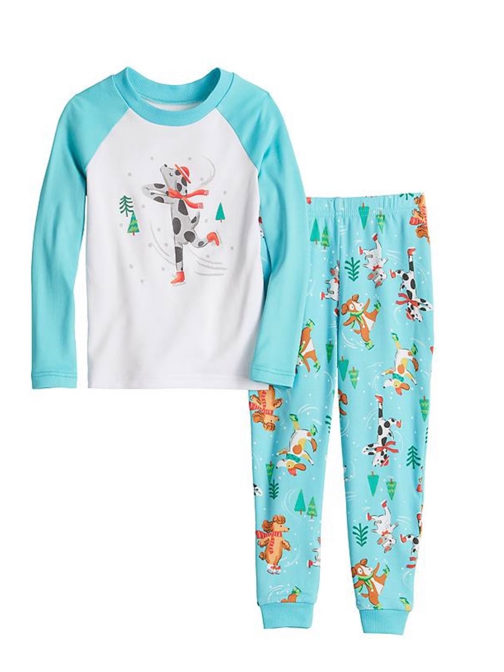 Toddler Girl Jammies For Your Families Top & Bottoms Pajama Set Size 4 NWT